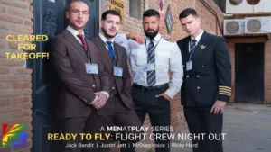 MenAtPlay-Ready to Fly-Flight Crew Night Out-gay porn news
