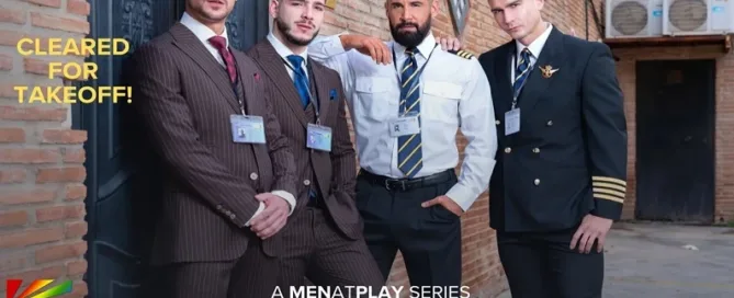 MenAtPlay-Ready to Fly-Flight Crew Night Out-gay porn news