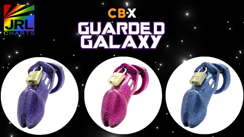 CB-X Male Chastity-unveils-Guarded Galaxy Glitter Chastity Kit-BDSM Gear