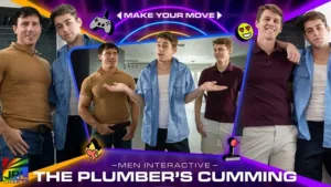 The Plumber’s Cumming Second Interactive Scene – JRL CHARTS Gay Adult News