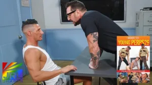 Young Perps 29 DVD cover featuring Jax Thirio and Johnny Ford – Gay bareback must-stock title from Pulse Distribution