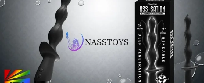 ASS-SATION Deep Dive Contoured Wand by Nasstoys in sleek black, must-stock for PRIDE 2025 – featured on JRL CHARTS Adult Industry News