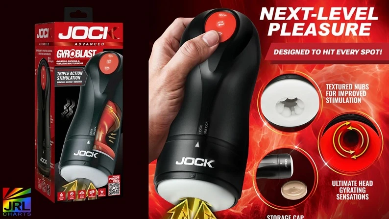 Gyroblast Gyrating Sucking Vibrating Masturbator by JOCKS – XR Brands Pleasure Product 2025