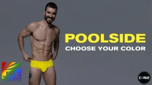 C-IN2 Poolside Swim Collection featuring swim briefs, trunks, and thongs for Summer 2025