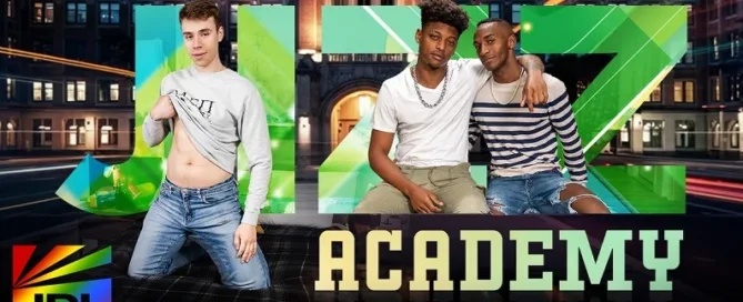 Jizz Academy Uncut gay porn movie starring Bruce Beckham, Adam Awbride, TY Santana, Kai, Zayda, and Alfonso Osnaya. MEN.com exclusive release.