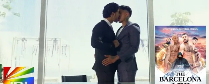 Markin Wolf and Randhy Junior star in The Barcelona Job on NakedSword – JRL CHARTS Gay Adult News