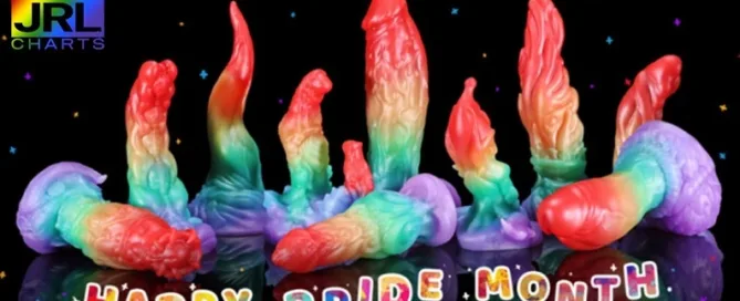 Nothosaur Rainbow Fantasy Dildos Celebrate PRIDE Month 2025-JRL CHARTS Exclusive