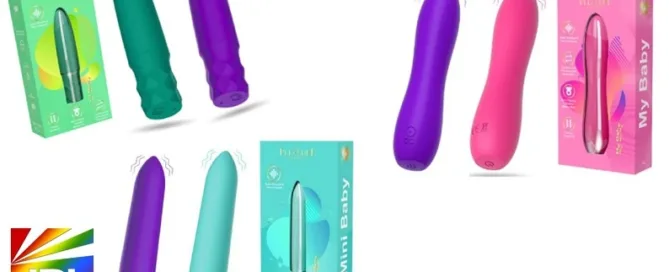Full Circle’s Lil Baby, Mini Baby, and My Baby bullet vibrators for adult retailers, featured by JRL CHARTS