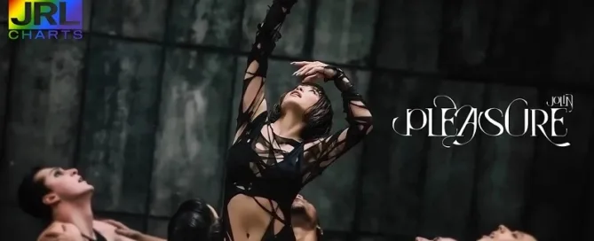 JOLIN poses for Pleasure album cover – 2025 dark-pop release featured on JRL CHARTS Music News