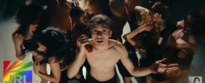 KORBI shirtless in I Lost My Shirt queer music video – JRL CHARTS Gay Music News