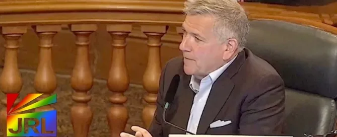 San Francisco Supervisor Matt Dorsey appears on SFGovTV discussing LGBTQ+ Equal Benefits Ordinance repeal – JRL CHARTS LGBT Politics USA
