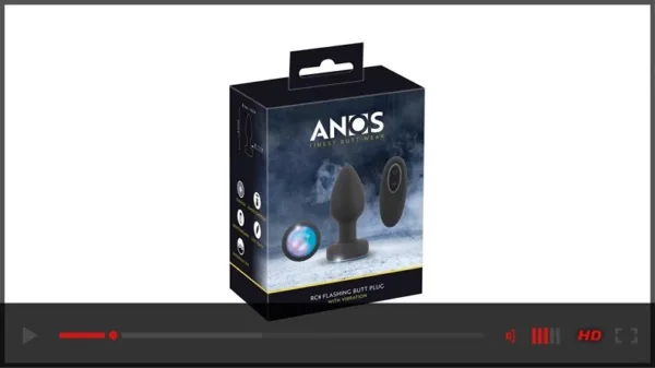 JRL CHARTS Demo – Orion RC Flashing Butt Plug with LED from ANOS Collection