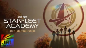Starfleet cadets assembled in futuristic uniforms in the official trailer for Star Trek: Starfleet Academy (2026) from Paramount+