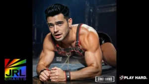 XR Brands STRICT LEATHER Bull Dog Harness in Black and Red – JRL CHARTS BDSM Gear News