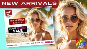 Williams Trading Co July 18 digital catalog features Tariff Buster Sale with 10% off top pleasure product brands