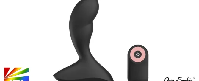 Close-up product image of OEJ Novelty’s Sec Bro Rechargeable Silicone Prostate Massager featured on JRL CHARTS