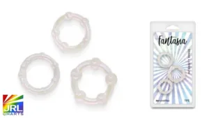 NS Novelties Fantasia Intensity Rings – sleek black silicone cock rings for retailers and consumers | JRL CHARTS Sex Toys News