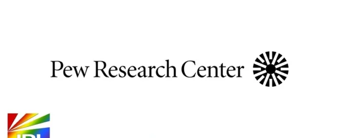 Pew Research survey highlights on religion and LGBTQ identity featured by JRL CHARTS