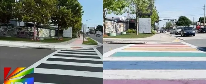 Florida Gov. Ron DeSantis faces outrage after ordering the removal of the rainbow crosswalk near the Pulse nightclub memorial in Orlando | JRL CHARTS LGBT Politics