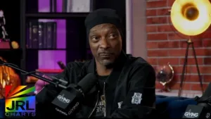 Snoop Dogg speaking on It’s Giving podcast August 20, 2025, in a screenshot featured on JRL CHARTS LGBT Politics.