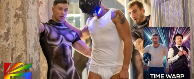 MEN.com’s Time Warp Fuckers Parts 1–4 DVD release with full cast lineup | JRL CHARTS Gay Porn News