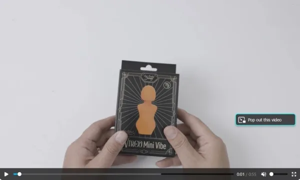 OEJ Virgo Mini Vibe demo video featured on JRL CHARTS Sex Toys News