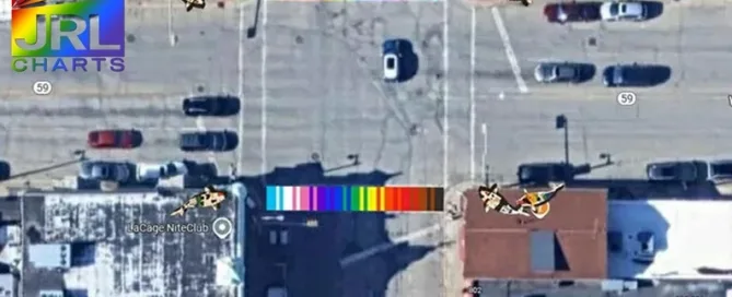 Milwaukee rainbow crosswalks at Walker’s Point honoring LGBTQ History Month – JRL CHARTS Gay Milwaukee News