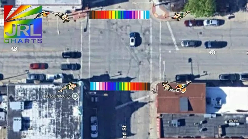 Milwaukee rainbow crosswalks at Walker’s Point honoring LGBTQ History Month – JRL CHARTS Gay Milwaukee News