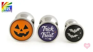 DDLGLand Halloween collection of engraved custom butt plugs with pumpkin, ghost, bat, and witch designs – JRL CHARTS Sex Toys News