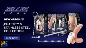 Electric Novelties unveils new Blue Line penis sleeves and chastity devices for Locktober 2025 — JRL CHARTS Sex Toys News coverage.
