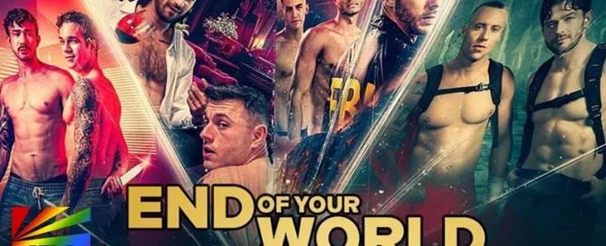ASGmax End of Your World 4-part gay adult mini-series featuring Justin Matthews, Carter Woods, Jayden Marcos, Ryder Owens, and Vincent Grey – JRL CHARTS