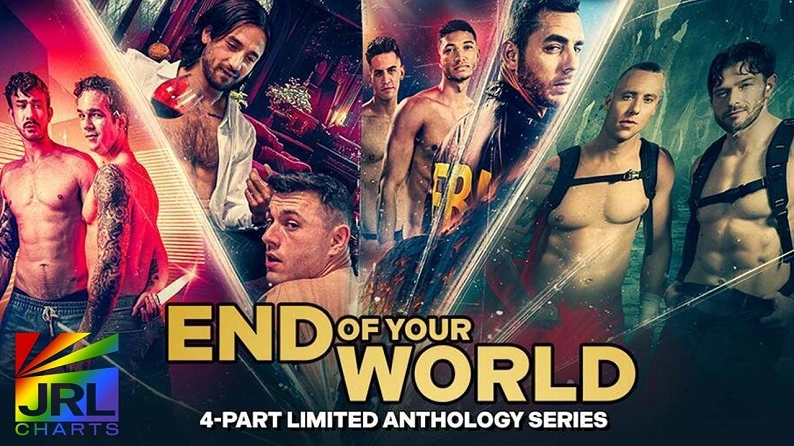 ASGmax End of Your World 4-part gay adult mini-series featuring Justin Matthews, Carter Woods, Jayden Marcos, Ryder Owens, and Vincent Grey – JRL CHARTS