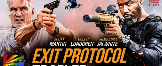 Dolph Lundgren and Michael Jai White star in EXIT PROTOCOL (2025) official movie trailer from Saban Films and Archstone Entertainment