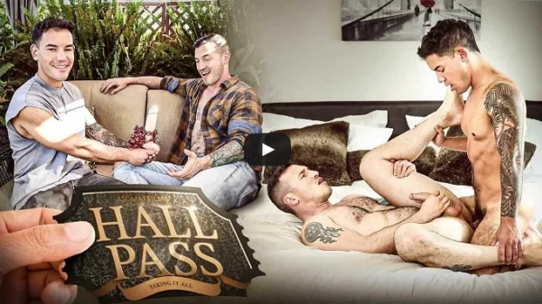 Watch the Hall Pass Gay Porn Series (2025) official trailer from ASGMax starring Derek Kage, JC Hunt and Kyle Wyncrest on JRL CHARTS