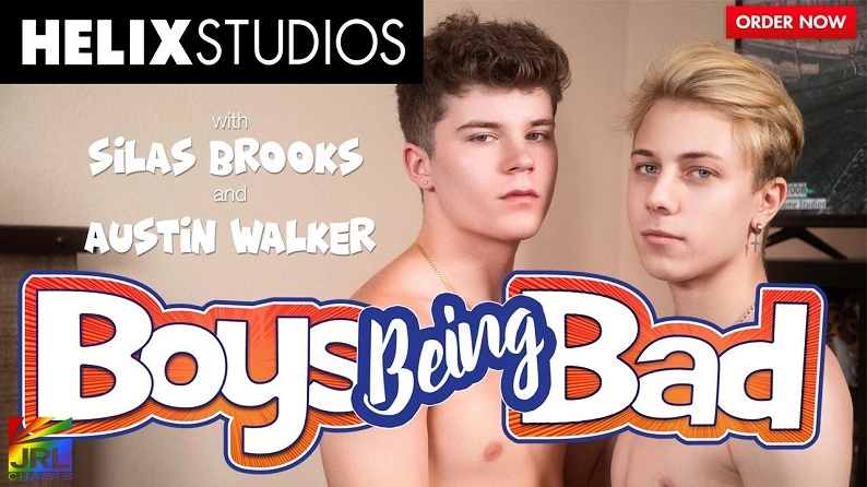 Helix Studios Boys Being Bad DVD starring Silas Brooks, Austin Walker, Ryan Chun, Matthew Grey, Zach Letoa, Cameron Moore, Adam Reid, Ryder Rockwell, Derek Shaw, and Jamar West – JRL CHARTS Exclusive