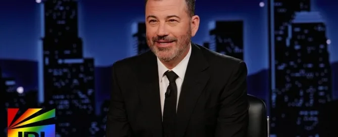 Jimmy Kimmel on the set of Jimmy Kimmel Live! before ABC pulled the show following comments about Charlie Kirk — JRL CHARTS LGBT News