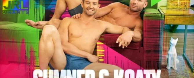 Real-life couple Koaty Blayne and Sumner star in new Sean Cody gay porn scene.