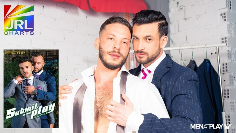 Submit & Play 7 DVD from MenAtPlay starring Dario Beck, Gustavo Cruz, Pol Prince, and more – shipping Oct. 8, 2025 via Pulse Distribution | JRL CHARTS Gay Adult News