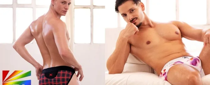 Falcon | NakedSword unveils The Whole Package movie featuring Skull & Bones luxury underwear on gay adult superstars.