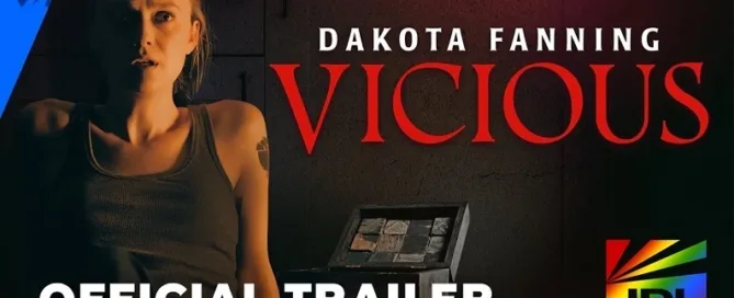 Official still from Vicious (2025) horror film starring Dakota Fanning. Paramount+ drops the official trailer ahead of its October release.