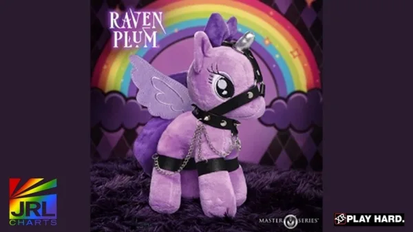 XR Brands Raven Plum Bondage Pony – deep plum-colored luxury bondage pony gear for fetish enthusiasts | JRL CHARTS