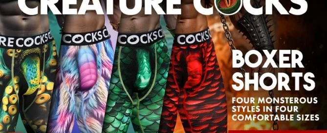 XR Brands unveils Creature Cocks Creature Wear 2025 campaign featuring bold new boxer shorts collection – JRL CHARTS Fashion News