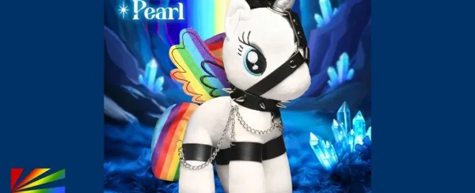XR Brands Prism Pearl Bondage Pony – shimmering pearl-toned BDSM gear for pony play fans | JRL CHARTS
