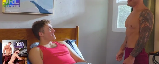 Horny Homeowner (2025) DVD Release from ASGMax and Next Door Studios featuring Jayden Marcos and Kane Fox — JRL CHARTS Gay Adult News