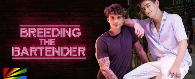 Joey Mills and newcomer Leo Levine star in MEN.com’s steamy new scene Breeding the Bartender – JRL CHARTS Gay Adult News