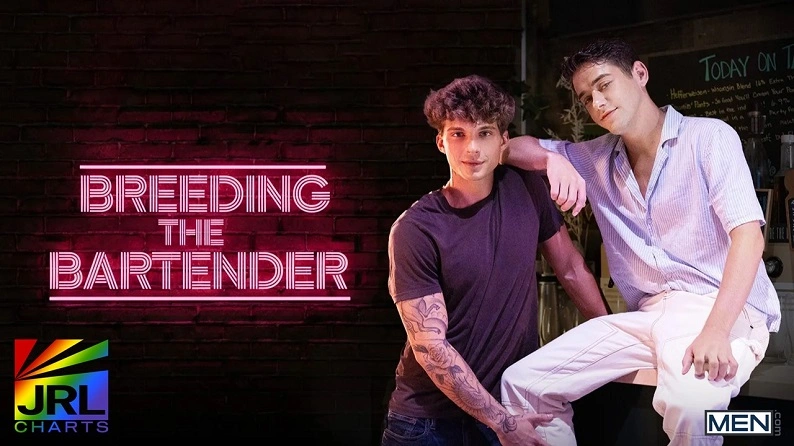 Joey Mills and newcomer Leo Levine star in MEN.com’s steamy new scene Breeding the Bartender – JRL CHARTS Gay Adult News