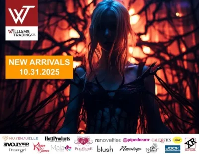 Williams Trading Co Digital Catalog of new sex toy arrivals for adult retailers