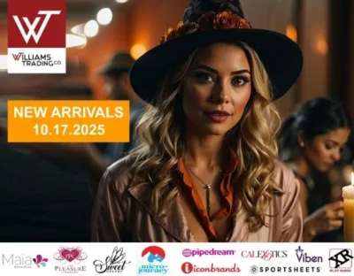 Williams Trading Co. Weekly New Arrivals Catalog for October 17, 2025 — JRL CHARTS Sex Toys News