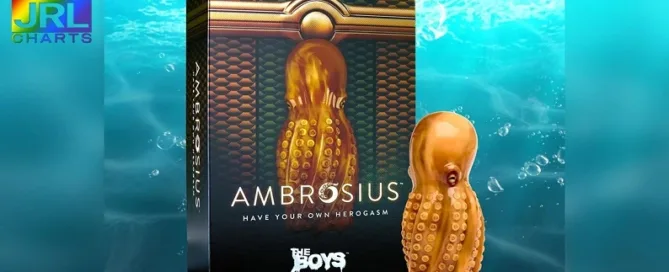 Adam & Eve Ambrosius Toy inspired by The Boys – collectible body-safe silicone sex toy featured on JRL CHARTS Sex Toys News.