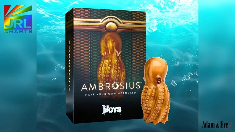 Adam & Eve Ambrosius Toy inspired by The Boys – collectible body-safe silicone sex toy featured on JRL CHARTS Sex Toys News.